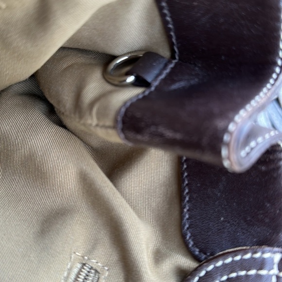 𝅺COACH Soho Brown Leather Satchel with Contrast Stitching - Picture 16 of 16